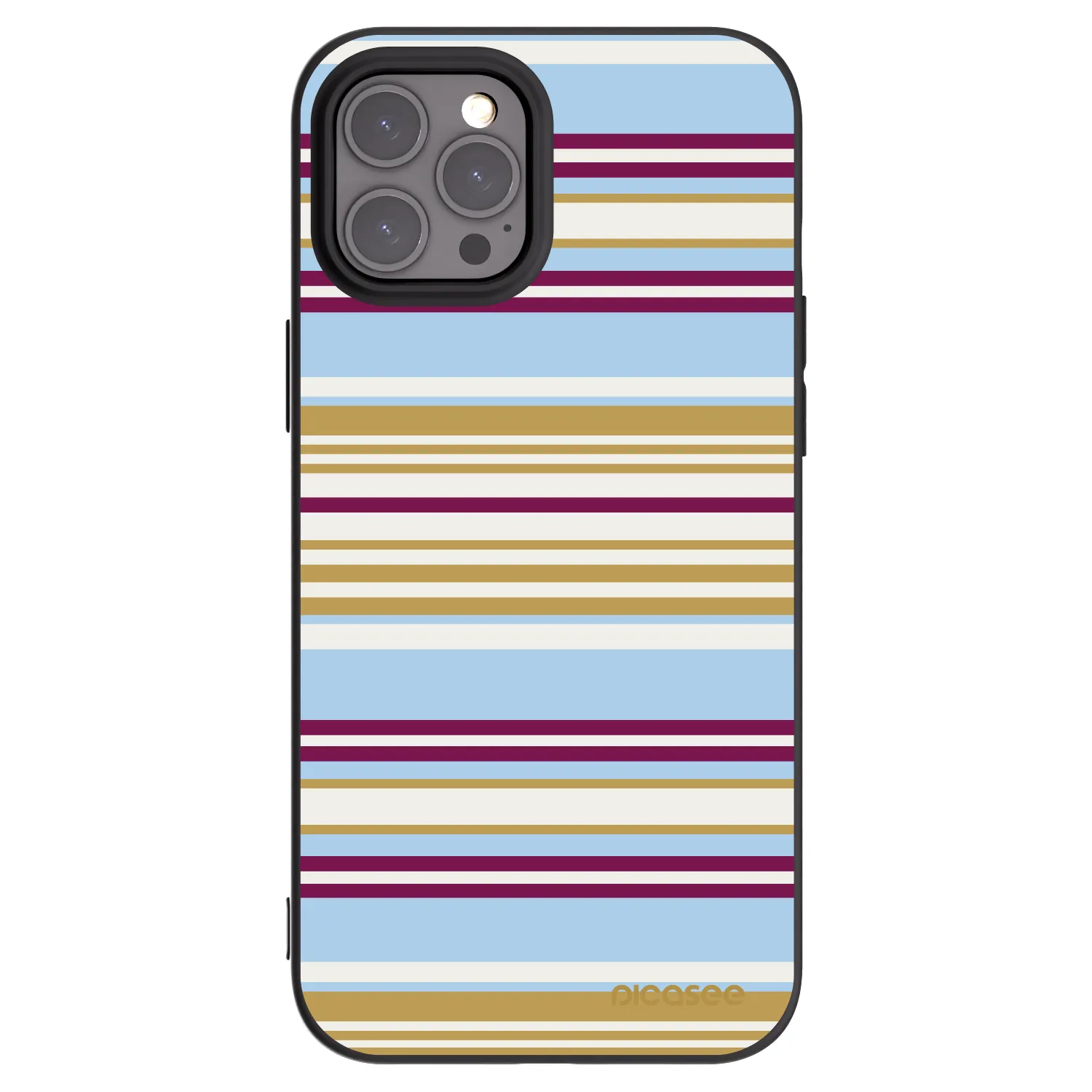 Picasee fekete szilikon tok az alábbi mobiltelefonokra Apple iPhone 12 Pro Max - Souvenir