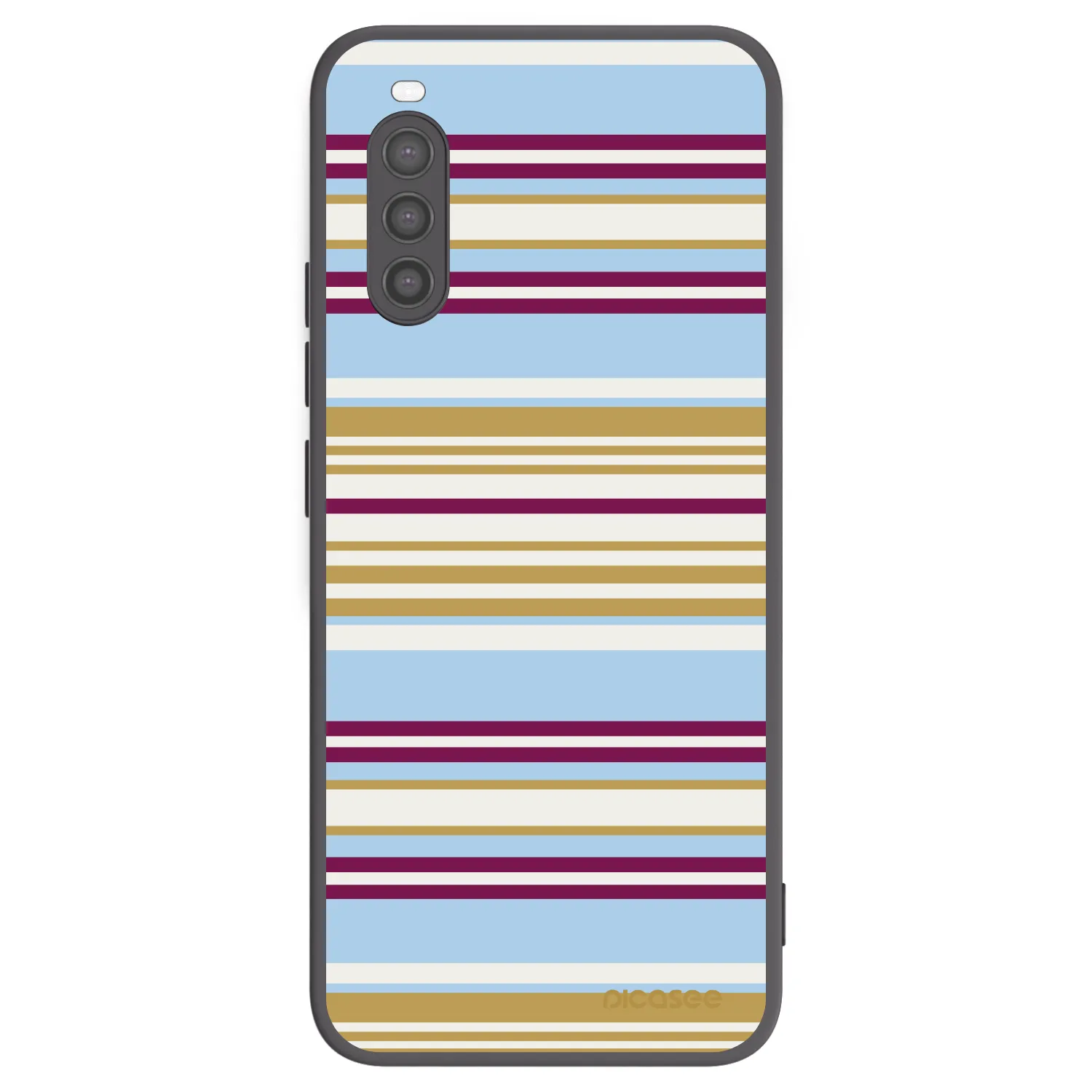 Picasee fekete szilikon tok az alábbi mobiltelefonokra Sony Xperia 10 II - Souvenir