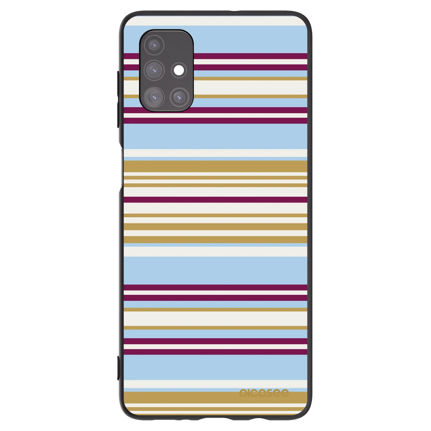 Picasee fekete szilikon tok az alábbi mobiltelefonokra Samsung Galaxy M51 M515F - Souvenir