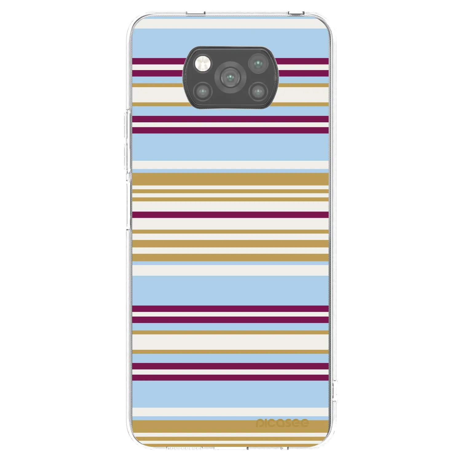 Picasee fekete szilikon tok az alábbi mobiltelefonokra Xiaomi Poco X3 Pro - Souvenir