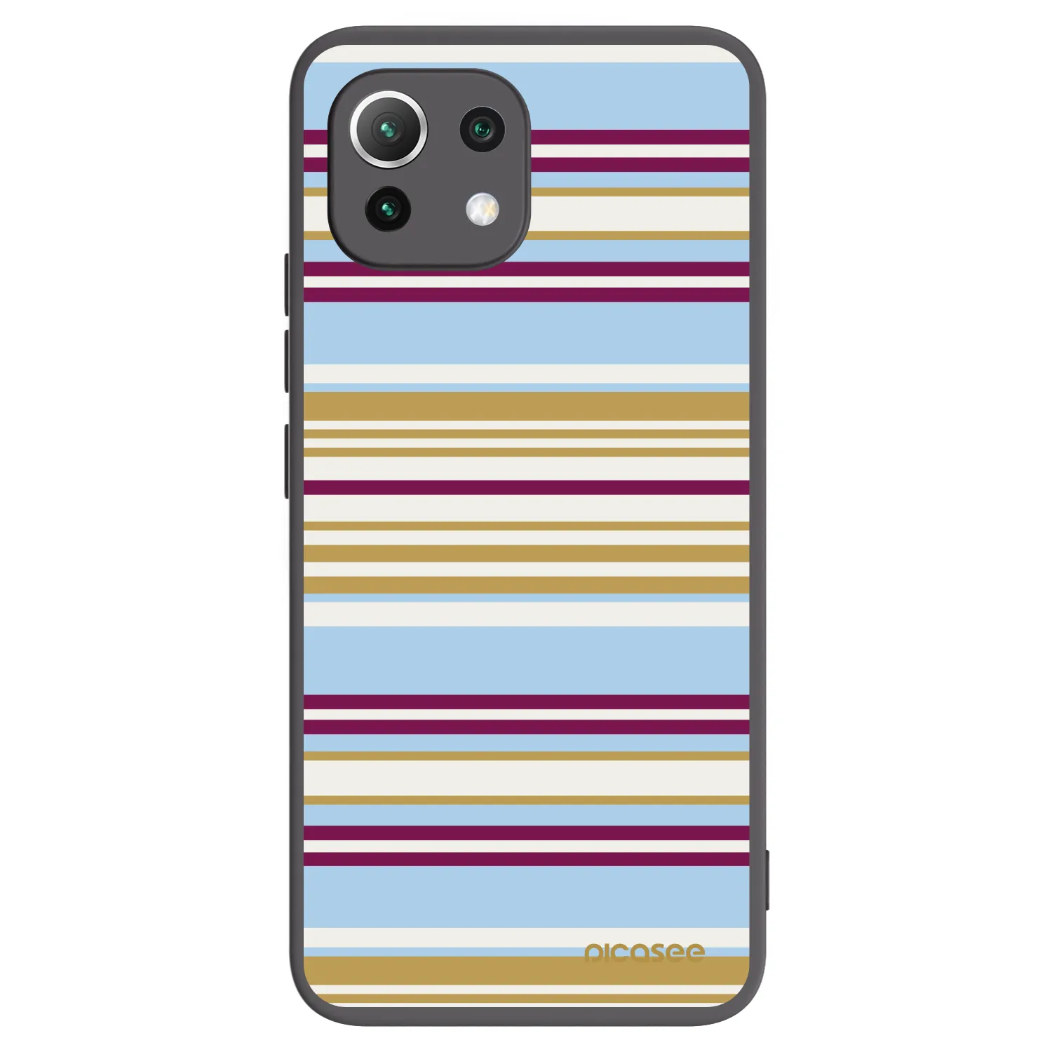Picasee fekete szilikon tok az alábbi mobiltelefonokra Xiaomi Mi 11 Lite - Souvenir
