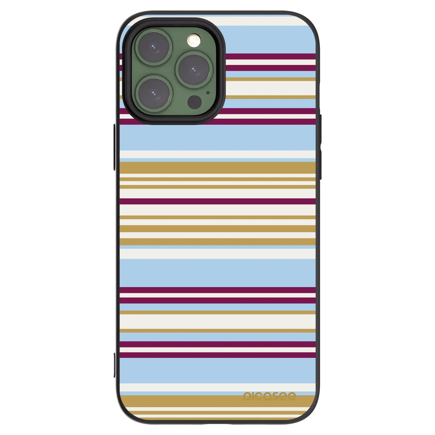 Picasee fekete szilikon tok az alábbi mobiltelefonokra Apple iPhone 13 Pro Max - Souvenir