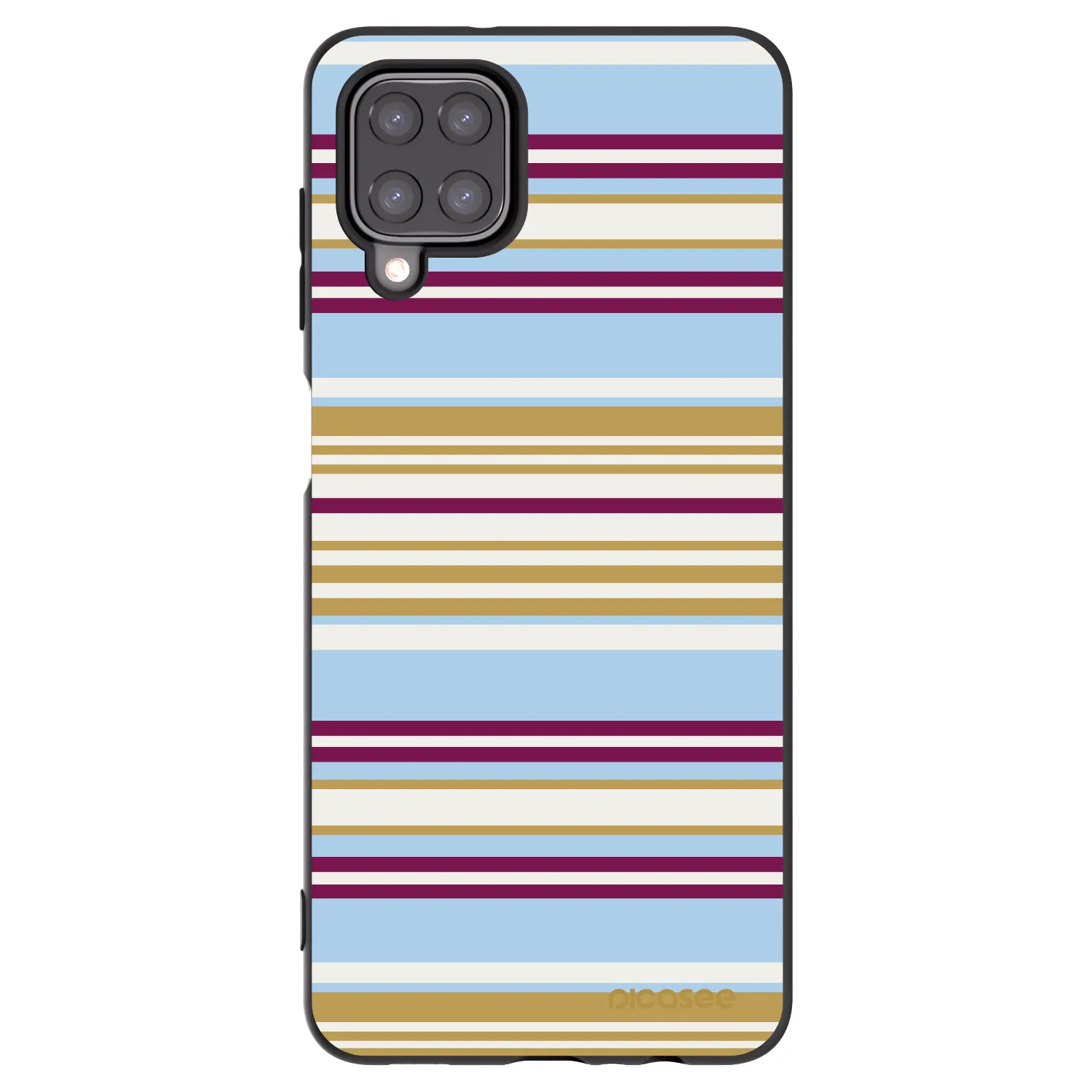 Picasee fekete szilikon tok az alábbi mobiltelefonokra Samsung Galaxy M12 M127F - Souvenir