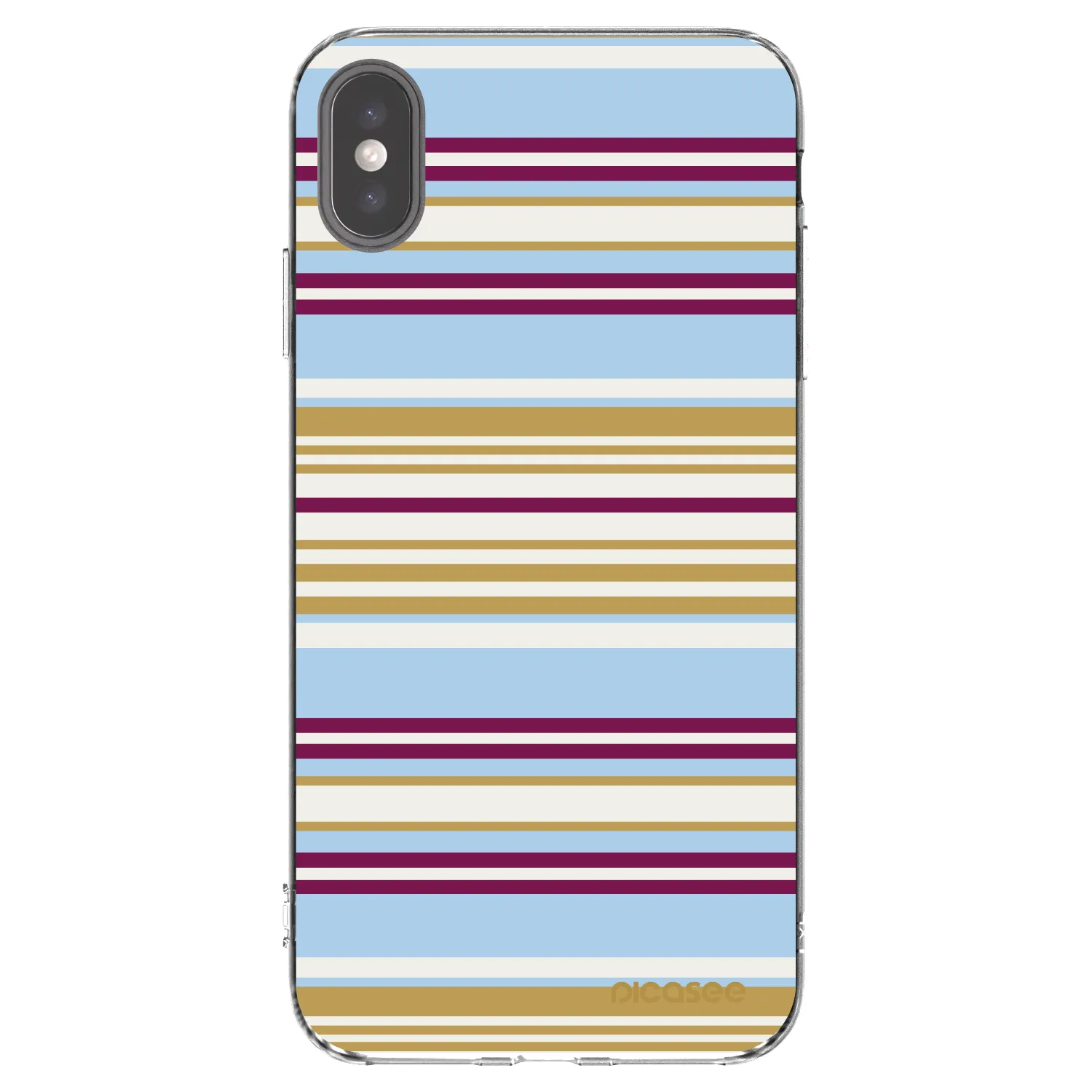 Picasee átlátszó szilikon tok az alábbi mobiltelefonokra Apple iPhone XS Max - Souvenir
