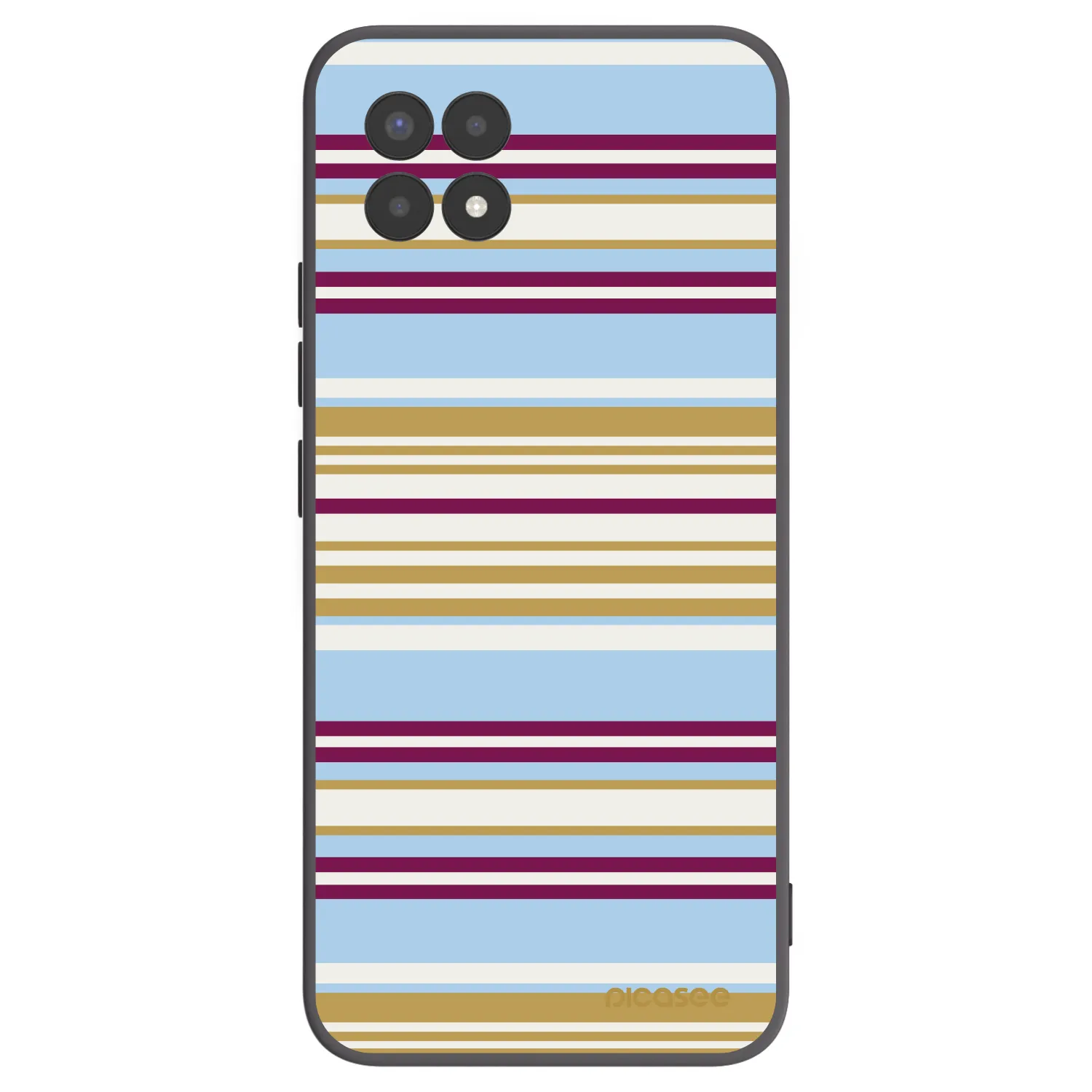 Picasee fekete szilikon tok az alábbi mobiltelefonokra Realme 8i - Souvenir