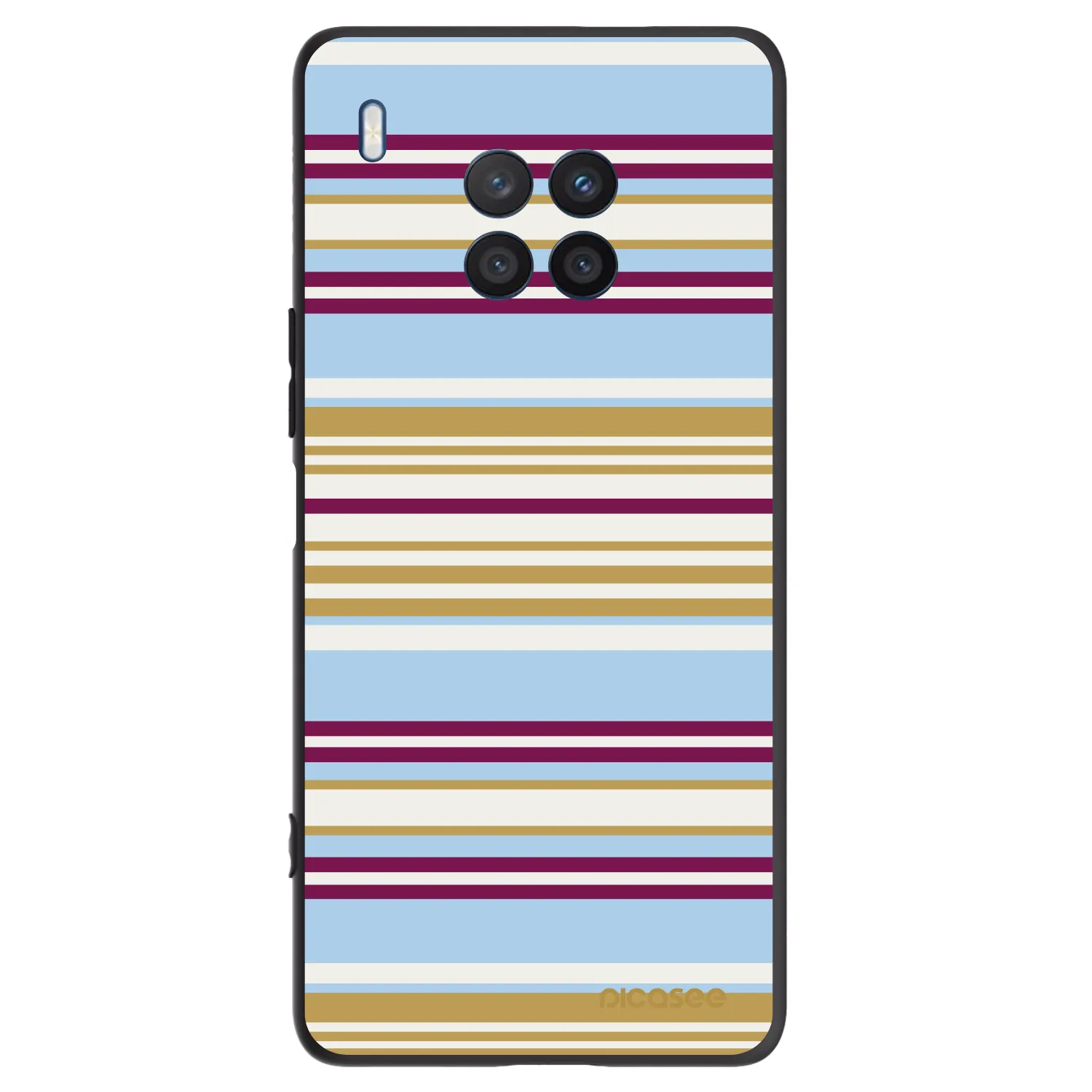 Picasee fekete szilikon tok az alábbi mobiltelefonokra Honor 50 Lite - Souvenir