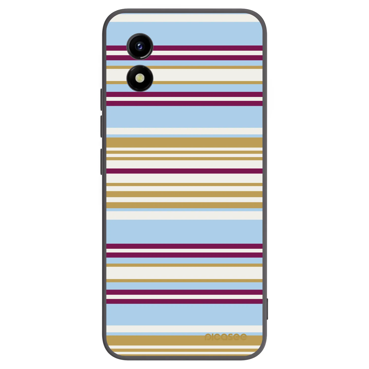 Picasee fekete szilikon tok az alábbi mobiltelefonokra Vivo Y01 - Souvenir