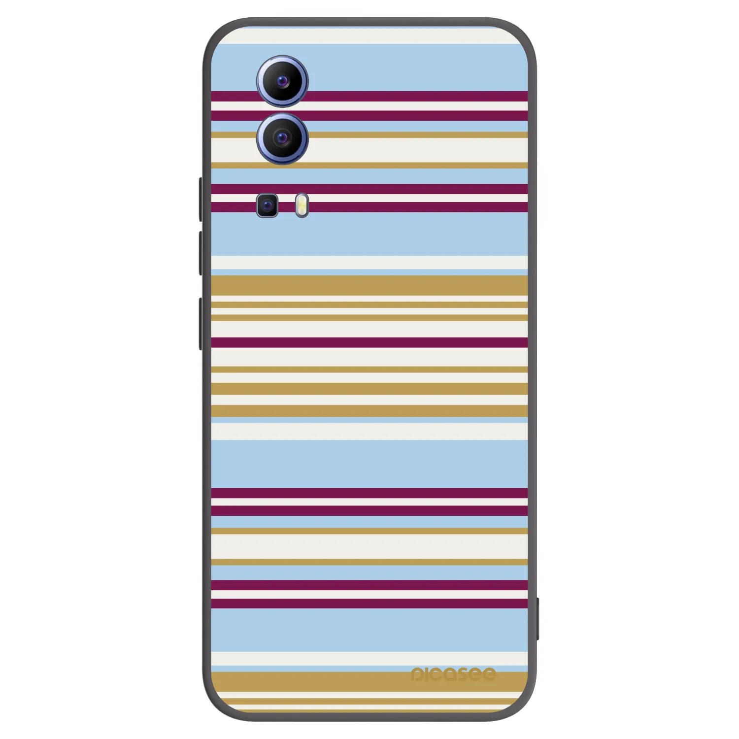 Picasee fekete szilikon tok az alábbi mobiltelefonokra Vivo Y52 5G - Souvenir