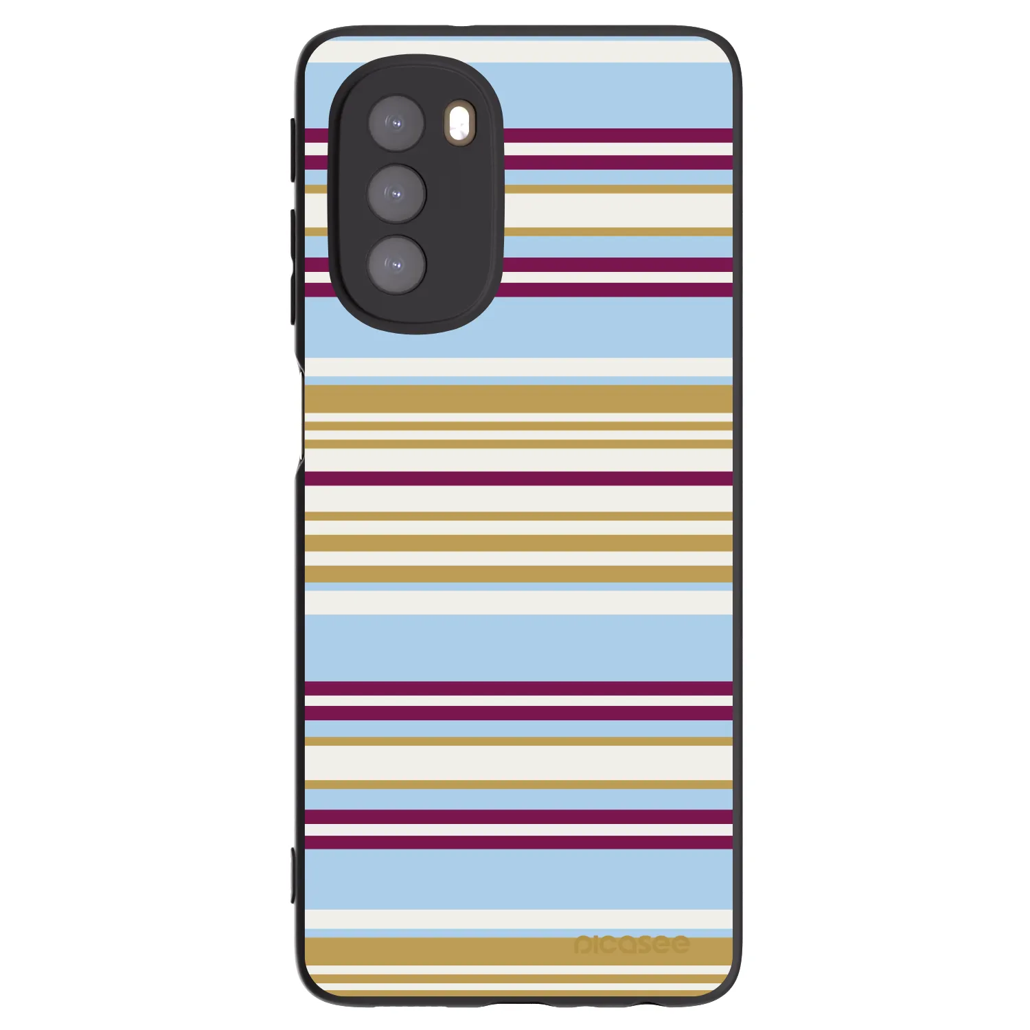Picasee fekete szilikon tok az alábbi mobiltelefonokra Motorola Moto G51 - Souvenir