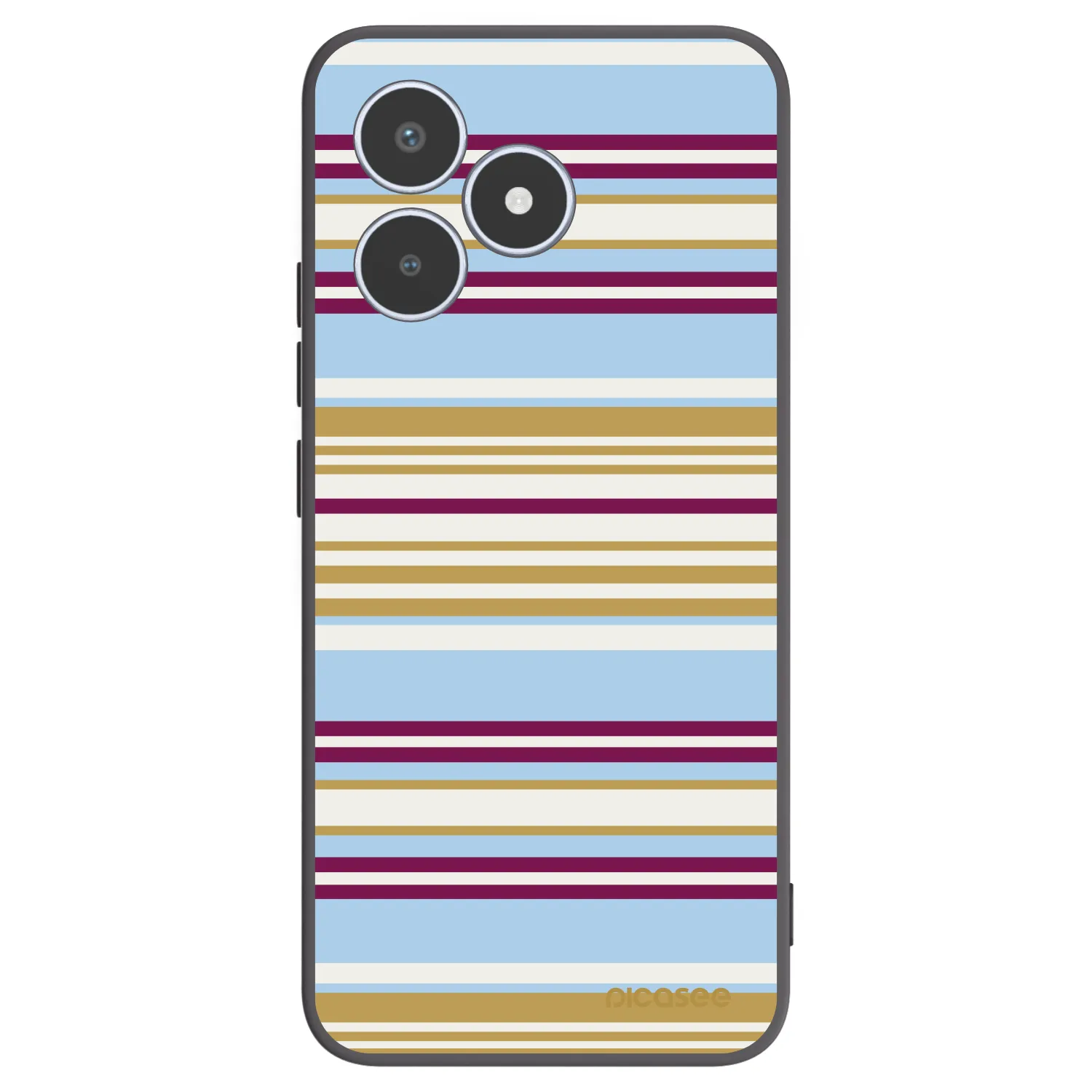 Picasee fekete szilikon tok az alábbi mobiltelefonokra Realme C53 - Souvenir