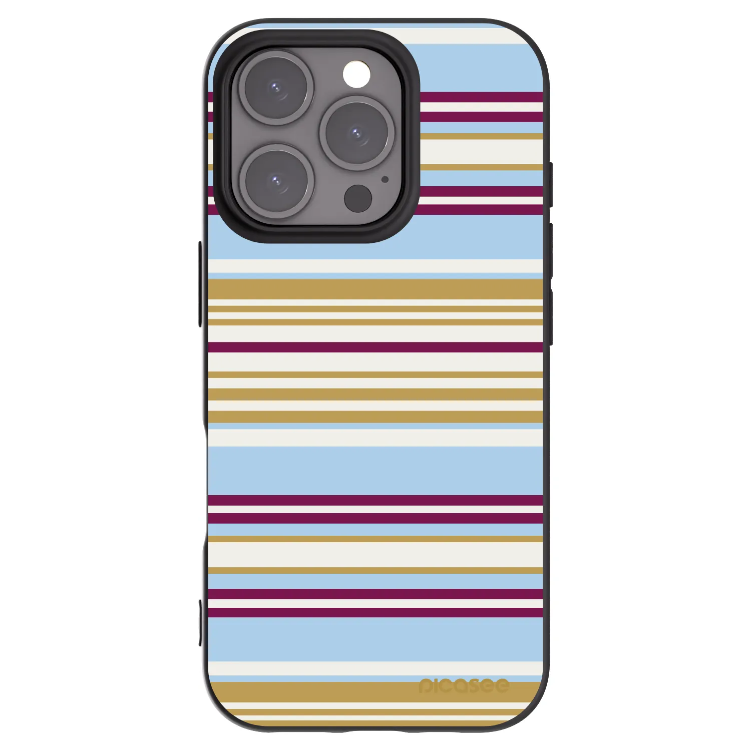 Picasee fekete szilikon tok az alábbi mobiltelefonokra Apple iPhone 16 Pro - Souvenir