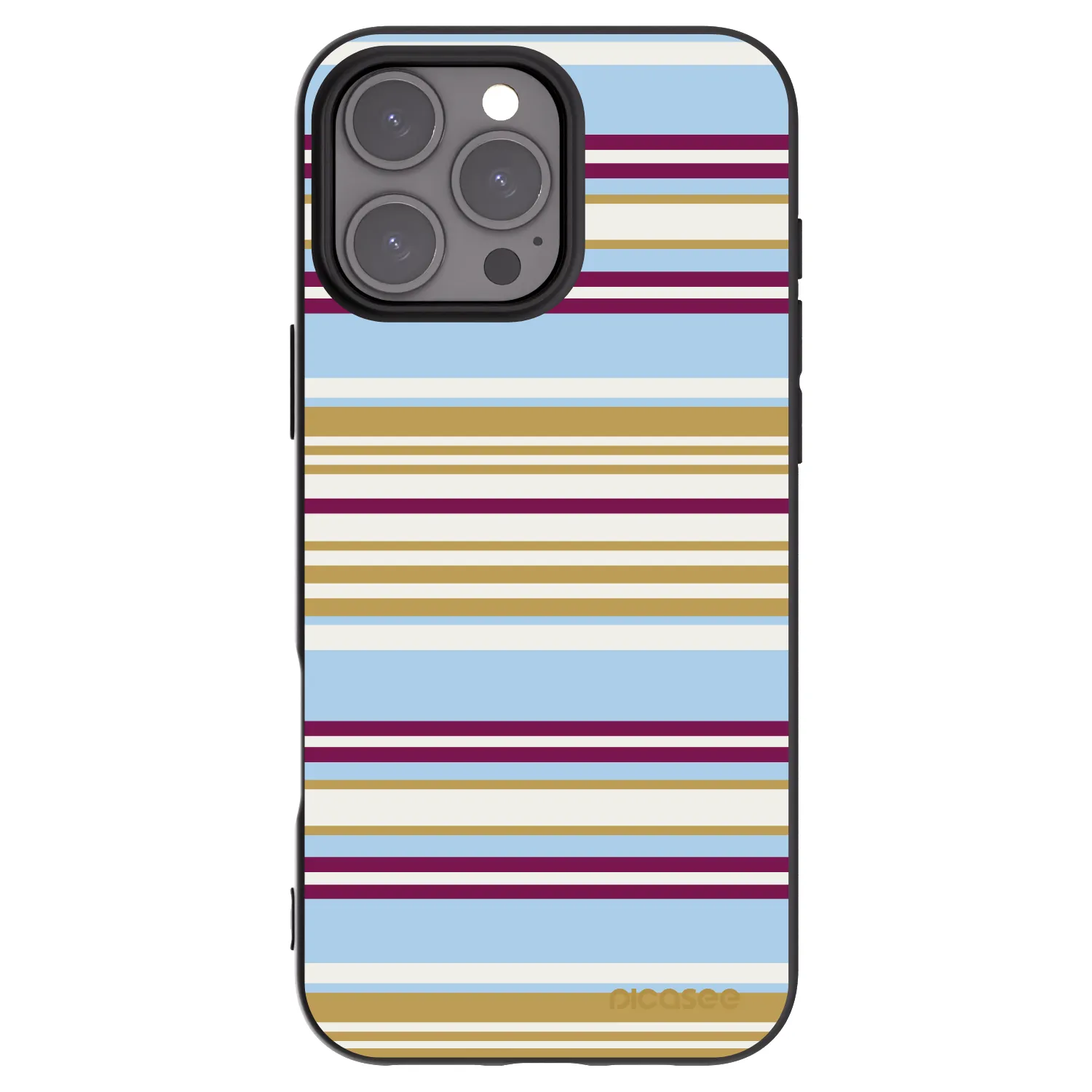 Picasee fekete szilikon tok az alábbi mobiltelefonokra Apple iPhone 16 Pro Max - Souvenir