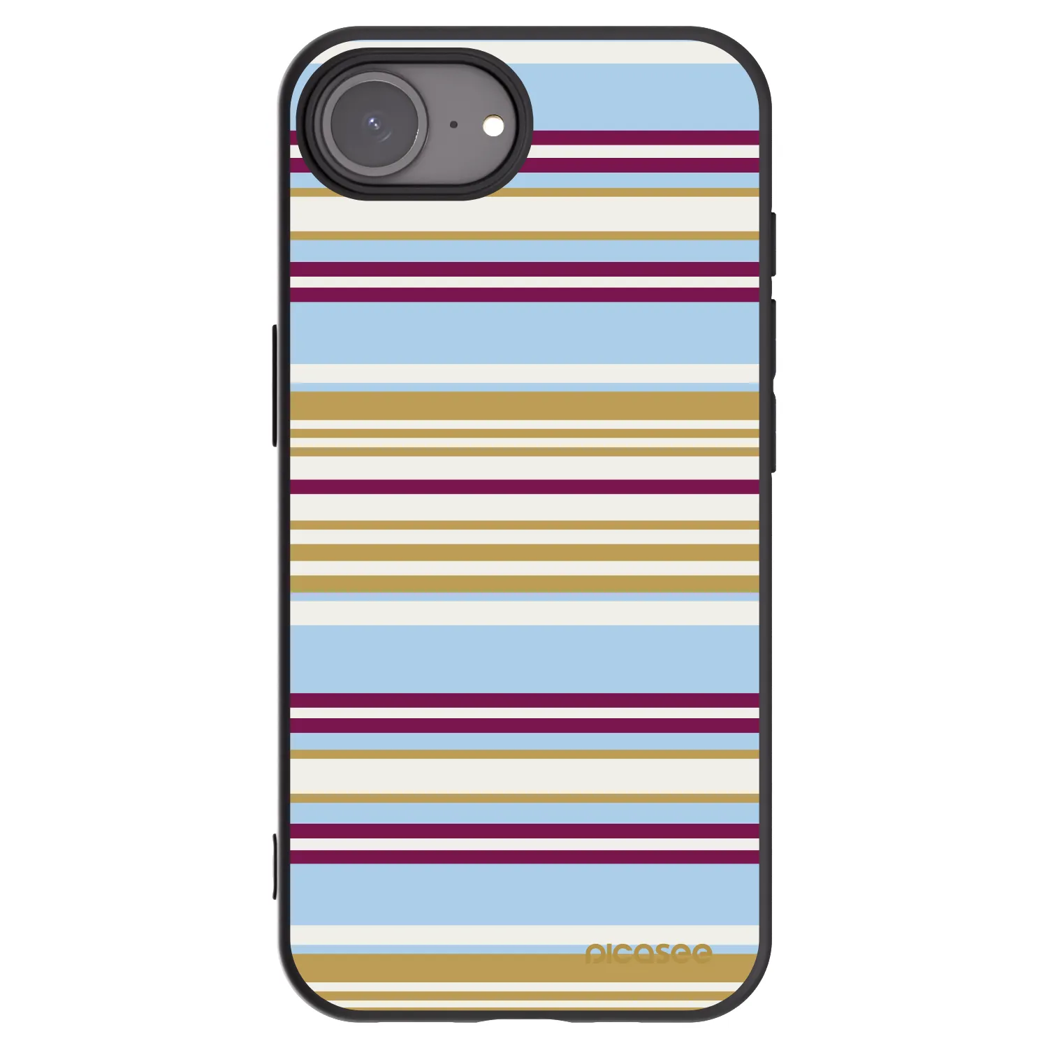 Picasee fekete szilikon tok az alábbi mobiltelefonokra Apple iPhone 16e - Souvenir