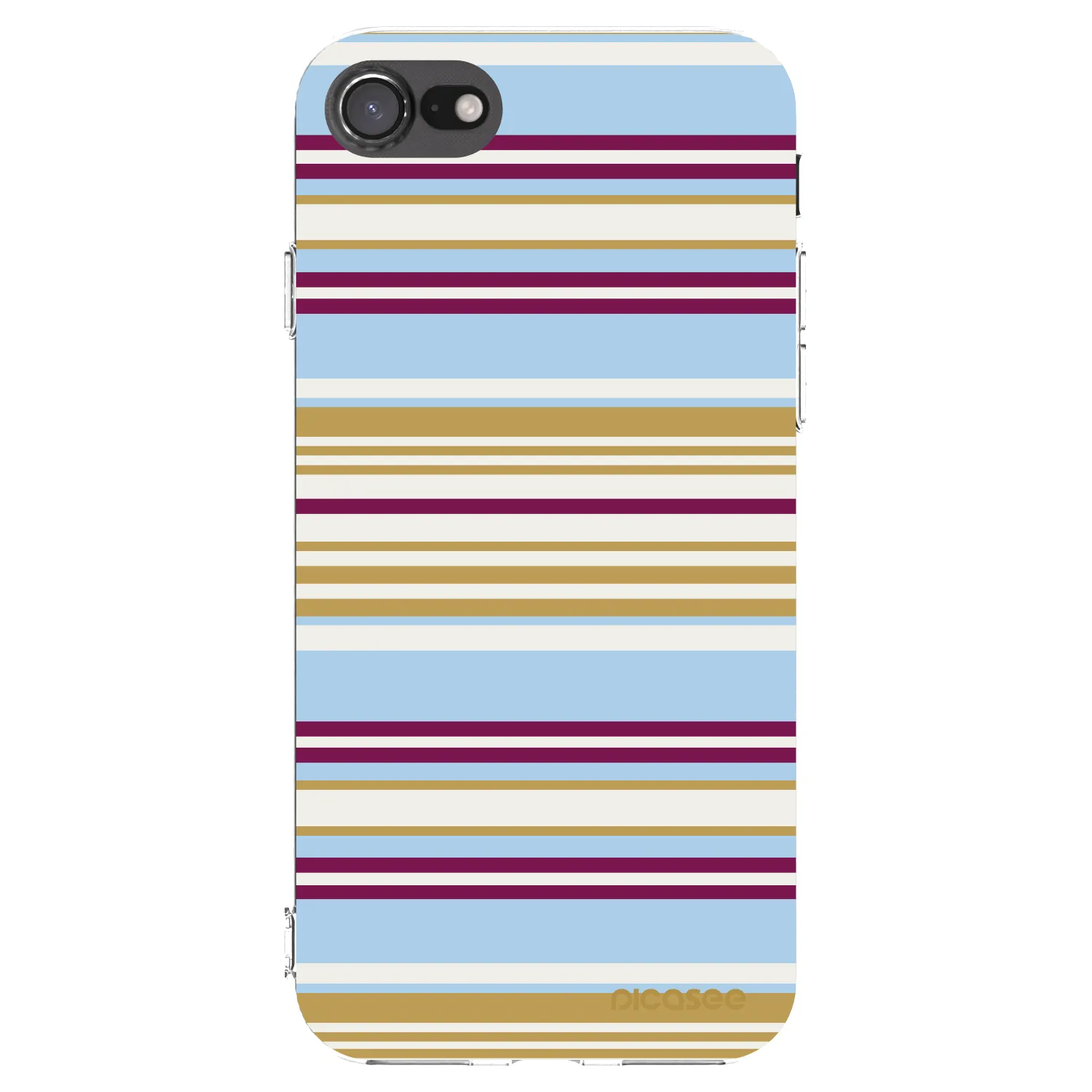 Picasee átlátszó szilikon tok az alábbi mobiltelefonokra Apple iPhone 7 - Souvenir