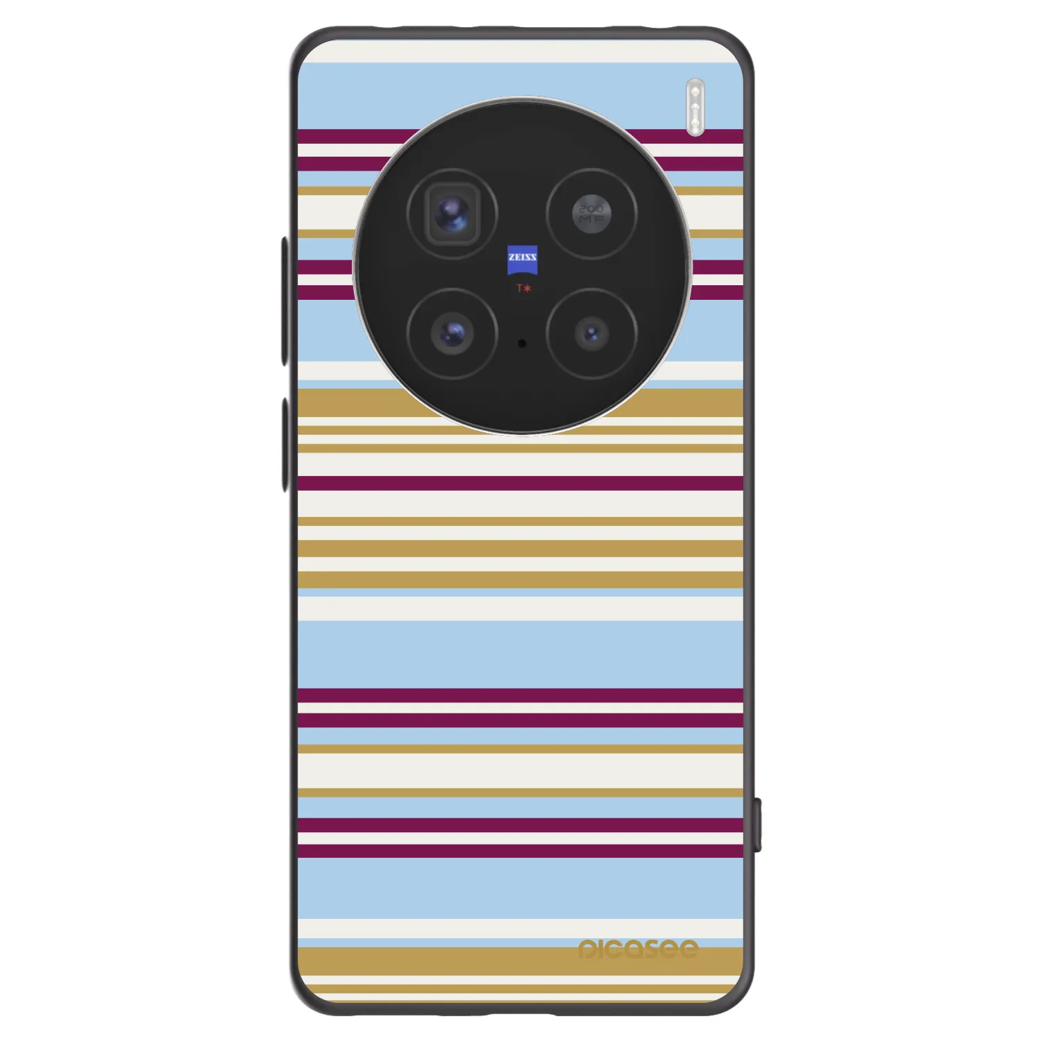 Picasee fekete szilikon tok az alábbi mobiltelefonokra Vivo X200 Pro - Souvenir