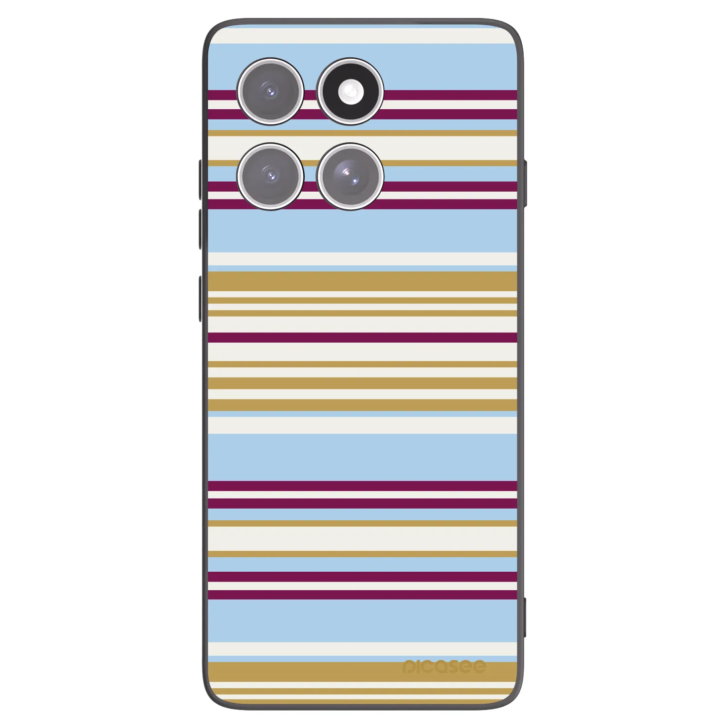 Picasee fekete szilikon tok az alábbi mobiltelefonokra Motorola Edge 60 Pro - Souvenir