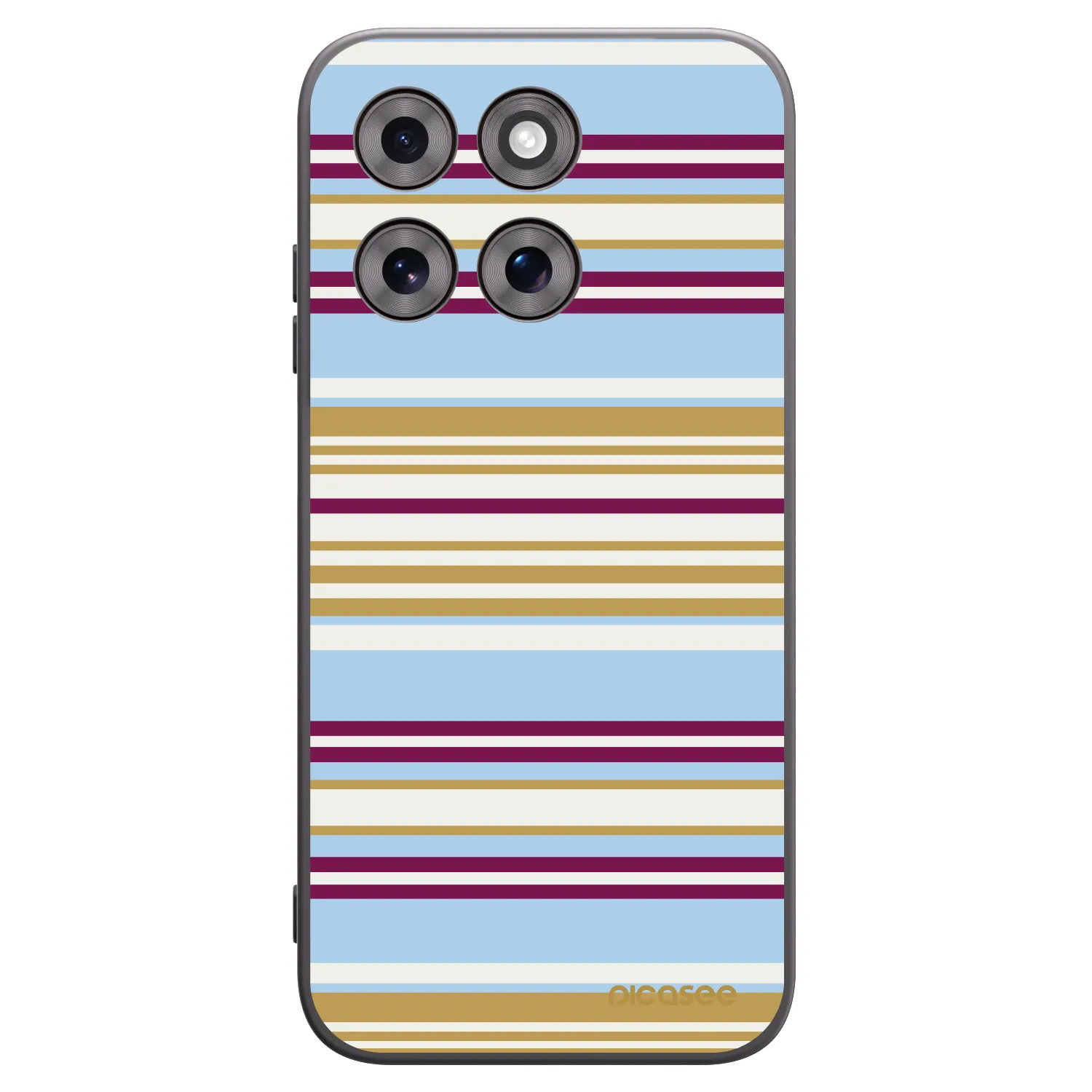 Picasee fekete szilikon tok az alábbi mobiltelefonokra Motorola Moto G77 - Souvenir