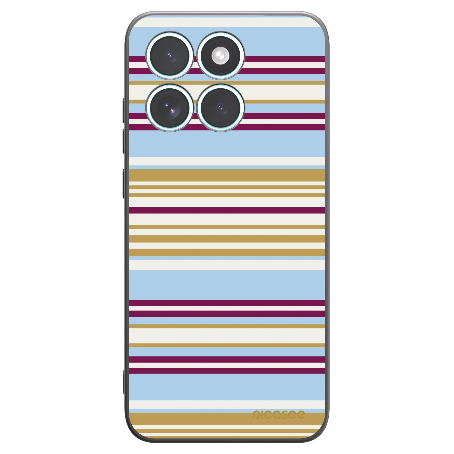 Picasee fekete szilikon tok az alábbi mobiltelefonokra Motorola Edge 70 Fusion - Souvenir