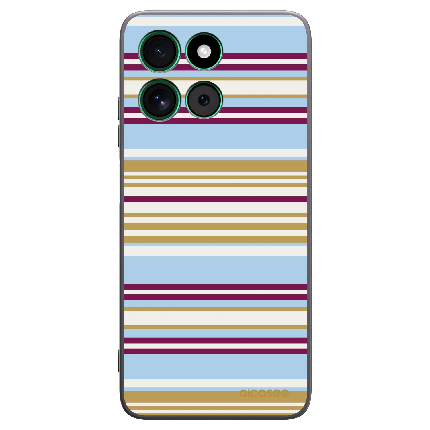 Picasee fekete szilikon tok az alábbi mobiltelefonokra Motorola Moto G57 Power - Souvenir