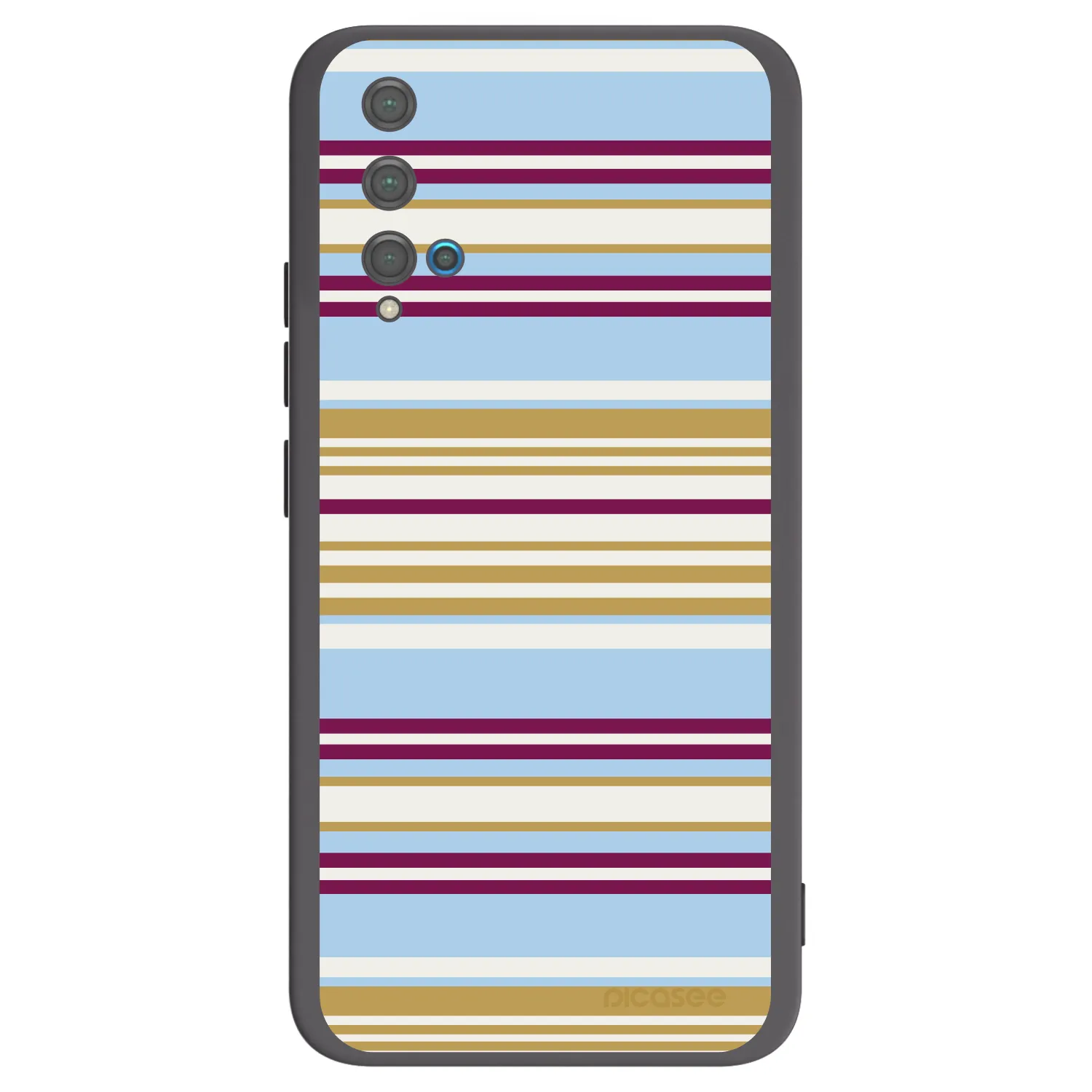 Picasee fekete szilikon tok az alábbi mobiltelefonokra Huawei Nova 5T - Souvenir