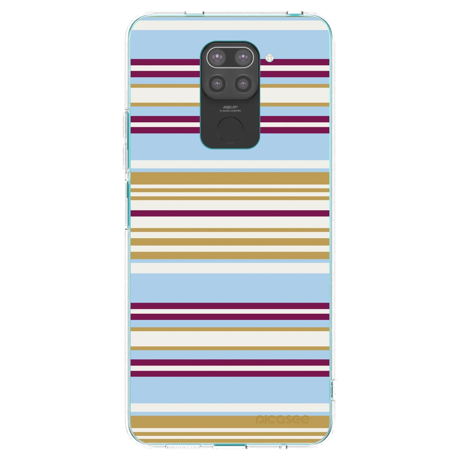 Picasee fekete szilikon tok az alábbi mobiltelefonokra Xiaomi Redmi Note 9 - Souvenir
