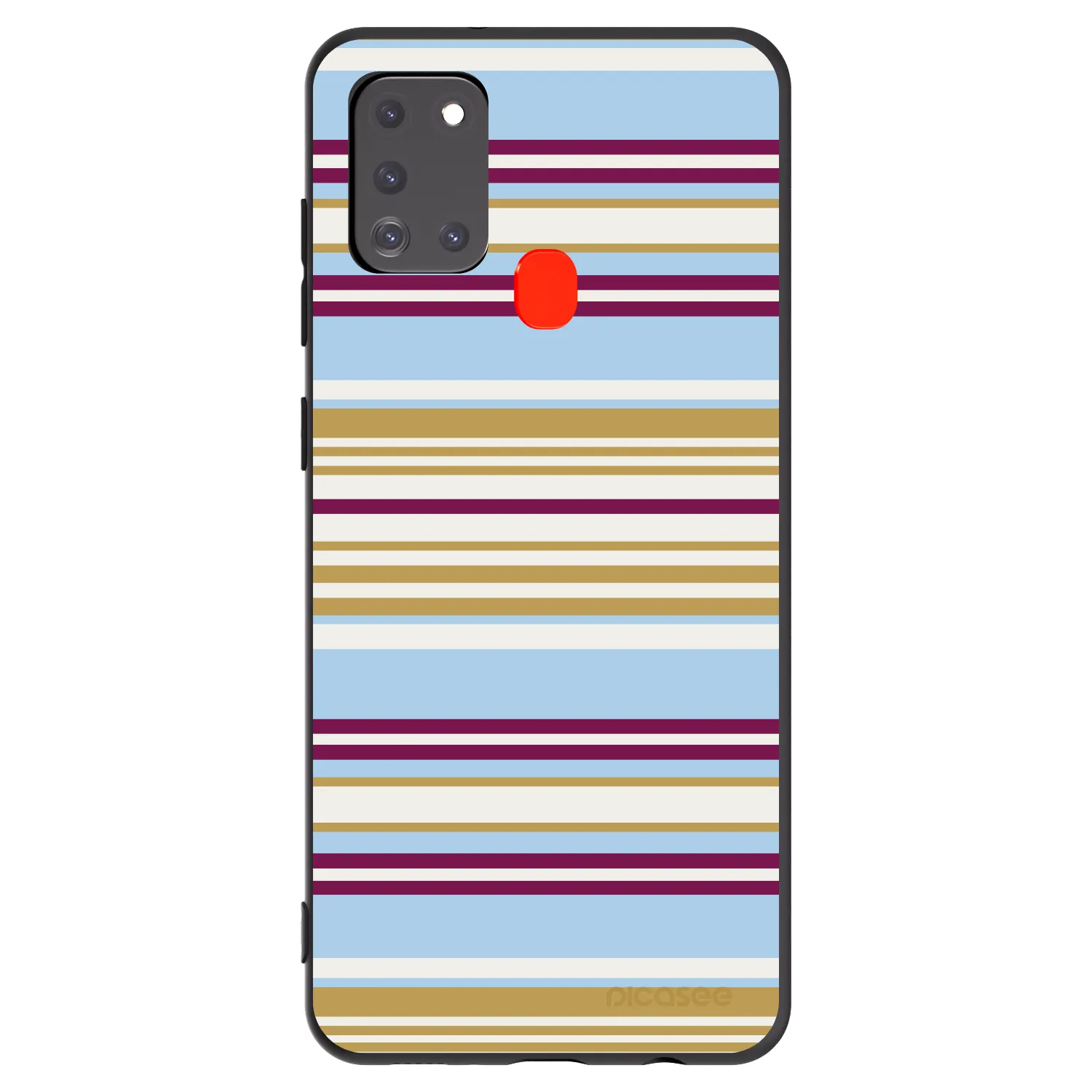 Picasee fekete szilikon tok az alábbi mobiltelefonokra Samsung Galaxy A21s - Souvenir