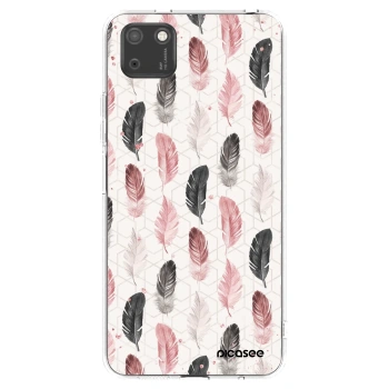 Picasee átlátszó szilikon tok az alábbi mobiltelefonokra Huawei Y5P - Feather 2