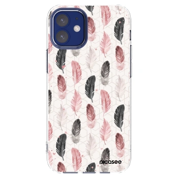 Picasee átlátszó szilikon tok az alábbi mobiltelefonokra Apple iPhone 12 mini - Feather 2