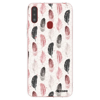 Picasee átlátszó szilikon tok az alábbi mobiltelefonokra Samsung Galaxy A20s - Feather 2