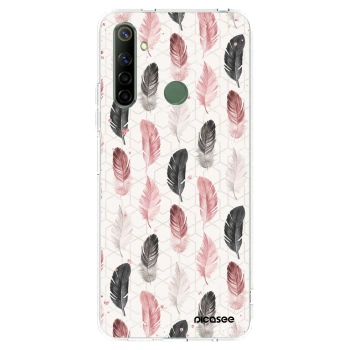 Picasee átlátszó szilikon tok az alábbi mobiltelefonokra Realme 6i - Feather 2