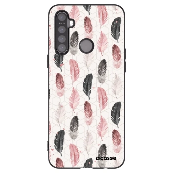 Picasee fekete szilikon tok az alábbi mobiltelefonokra Realme 6i - Feather 2