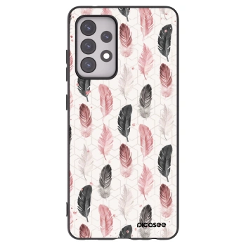 Picasee fekete szilikon tok az alábbi mobiltelefonokra Samsung Galaxy A52 5G A525F - Feather 2