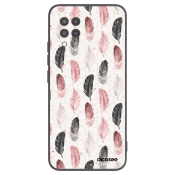Picasee fekete szilikon tok az alábbi mobiltelefonokra Samsung Galaxy A42 A426B - Feather 2