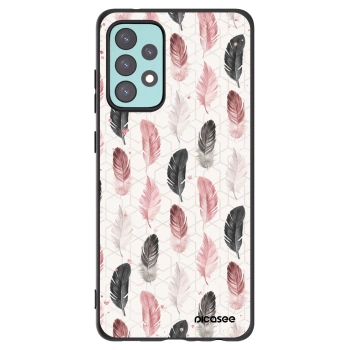 Picasee fekete szilikon tok az alábbi mobiltelefonokra Samsung Galaxy A72 A725F - Feather 2