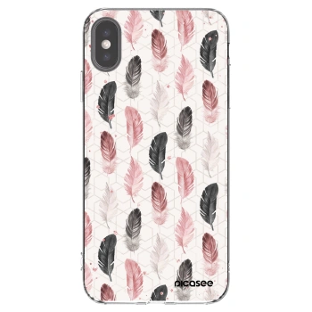 Picasee átlátszó szilikon tok az alábbi mobiltelefonokra Apple iPhone XS Max - Feather 2