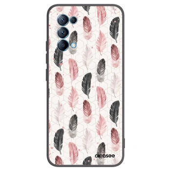Picasee fekete szilikon tok az alábbi mobiltelefonokra OPPO Reno 5 5G - Feather 2