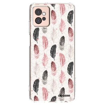 Picasee átlátszó szilikon tok az alábbi mobiltelefonokra Motorola Moto G32 - Feather 2