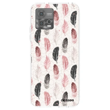 Picasee átlátszó szilikon tok az alábbi mobiltelefonokra Motorola Moto G72 - Feather 2
