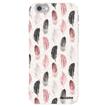 Picasee átlátszó szilikon tok az alábbi mobiltelefonokra Apple iPhone 6/6S - Feather 2
