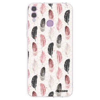 Picasee átlátszó szilikon tok az alábbi mobiltelefonokra Honor 8X - Feather 2