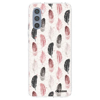 Picasee átlátszó szilikon tok az alábbi mobiltelefonokra Motorola Moto G62 - Feather 2