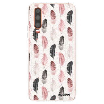 Picasee átlátszó szilikon tok az alábbi mobiltelefonokra Huawei P30 - Feather 2
