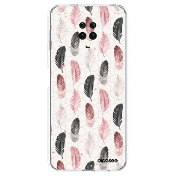 Picasee átlátszó szilikon tok az alábbi mobiltelefonokra Xiaomi Redmi Note 9S - Feather 2
