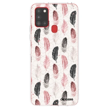 Picasee átlátszó szilikon tok az alábbi mobiltelefonokra Samsung Galaxy A21s - Feather 2