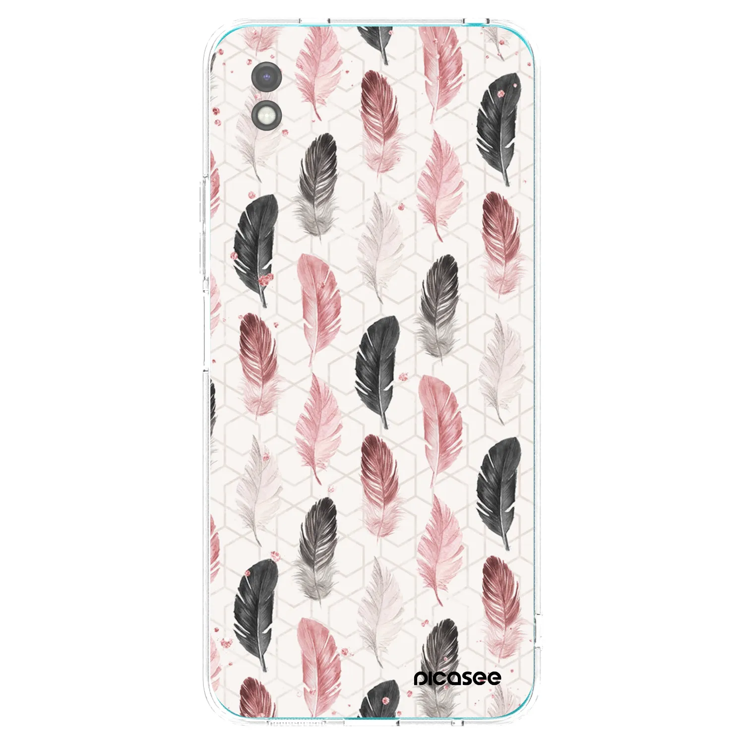 Picasee fekete szilikon tok az alábbi mobiltelefonokra Xiaomi Redmi 9A - Feather 2