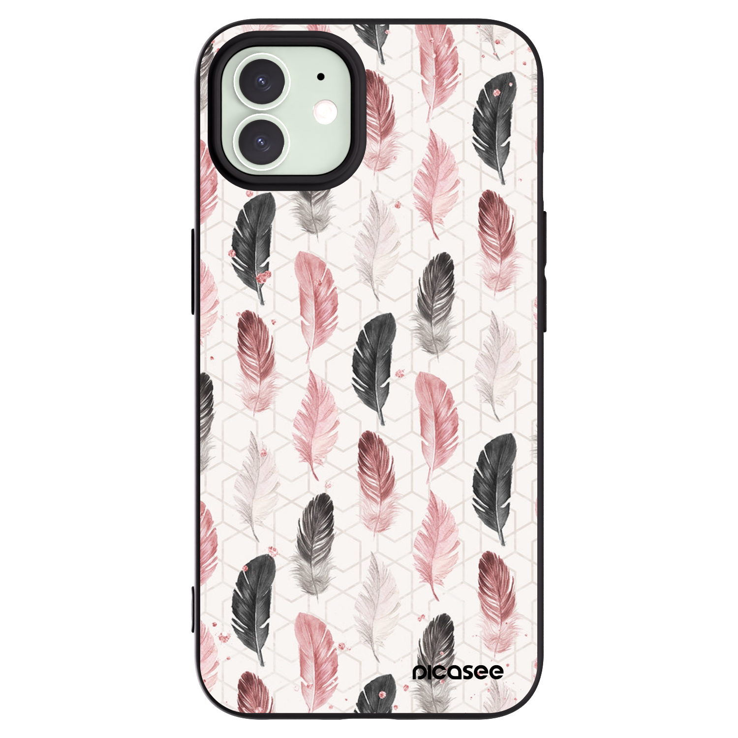 Picasee fekete szilikon tok az alábbi mobiltelefonokra Apple iPhone 12 Pro - Feather 2