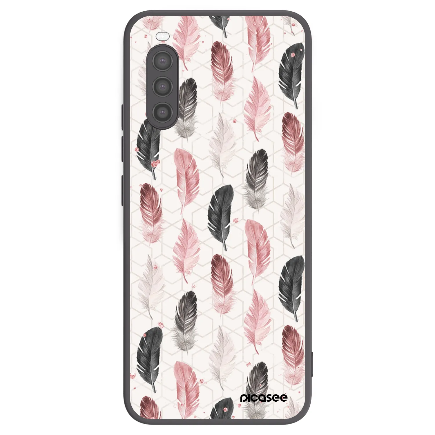 Picasee fekete szilikon tok az alábbi mobiltelefonokra Sony Xperia 10 II - Feather 2