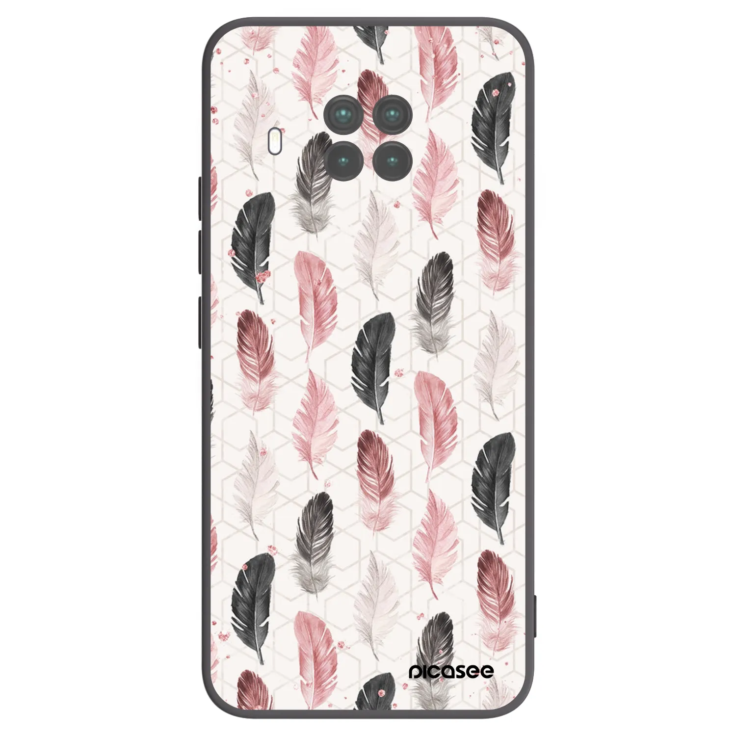 Picasee fekete szilikon tok az alábbi mobiltelefonokra Xiaomi Mi 10T Lite - Feather 2