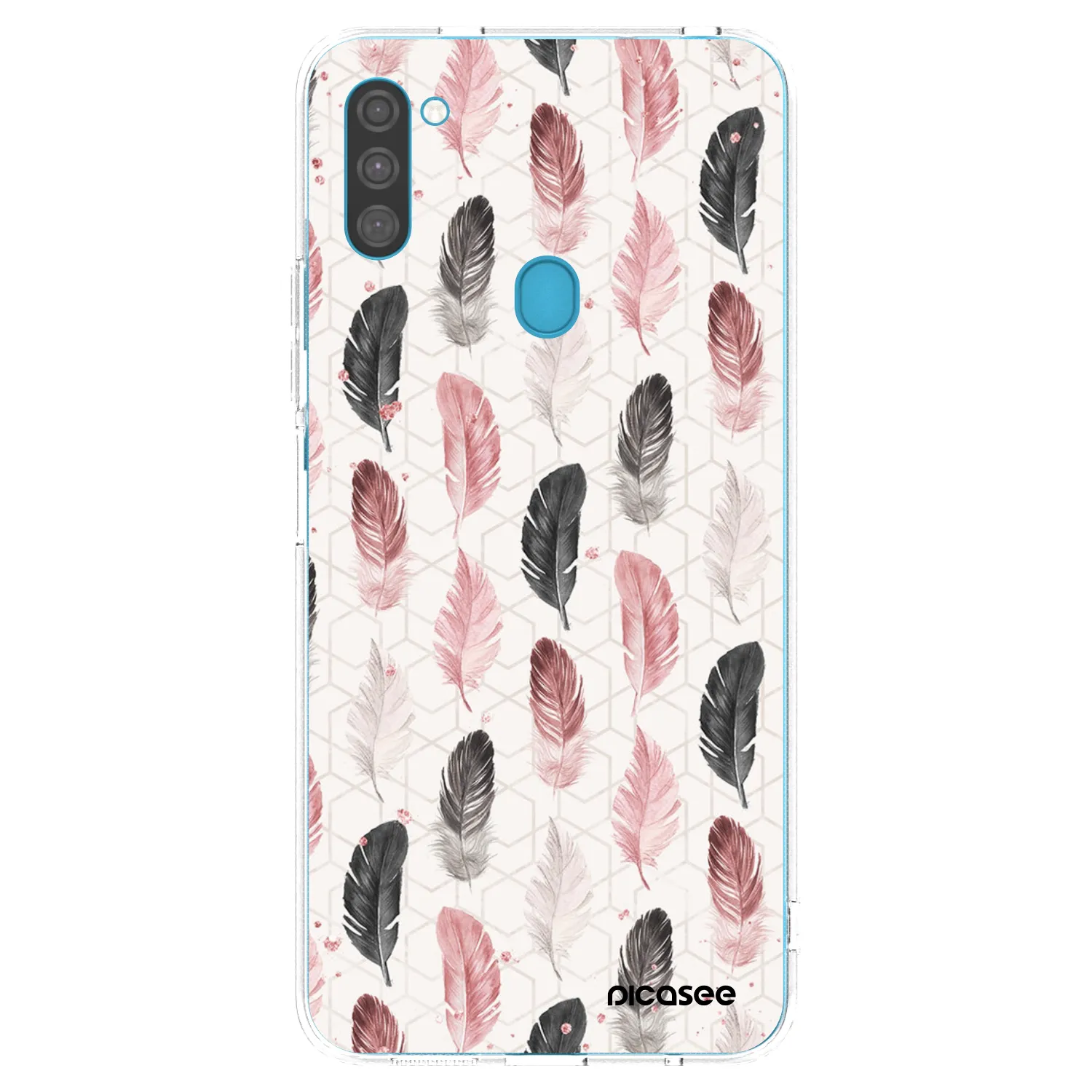 Picasee átlátszó szilikon tok az alábbi mobiltelefonokra Samsung Galaxy M11 - Feather 2