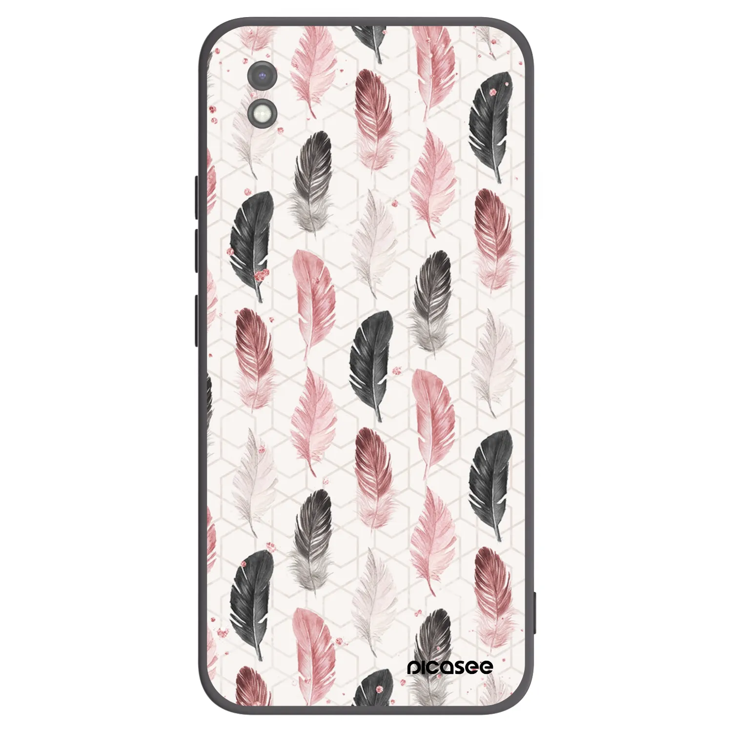 Picasee fekete szilikon tok az alábbi mobiltelefonokra Xiaomi Redmi 9AT - Feather 2